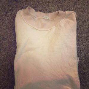 Brandy Melville pink pullover sweatshirt